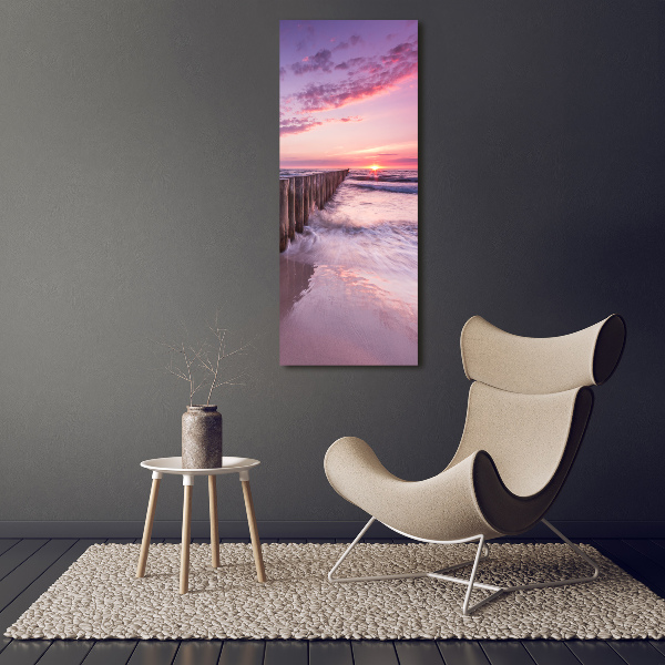 Acrylic print Breakwater