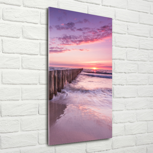 Acrylic print Breakwater