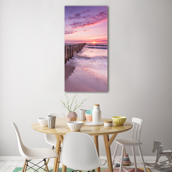 Acrylic print Breakwater