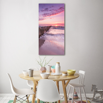 Acrylic print Breakwater