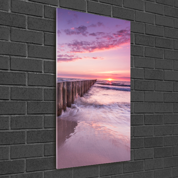 Acrylic print Breakwater