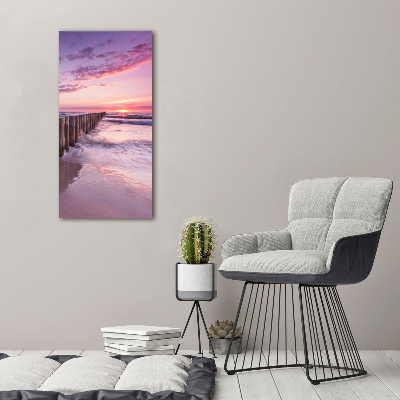 Acrylic print Breakwater