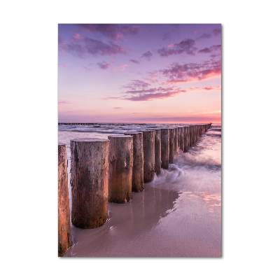 Acrylic print Breakwater