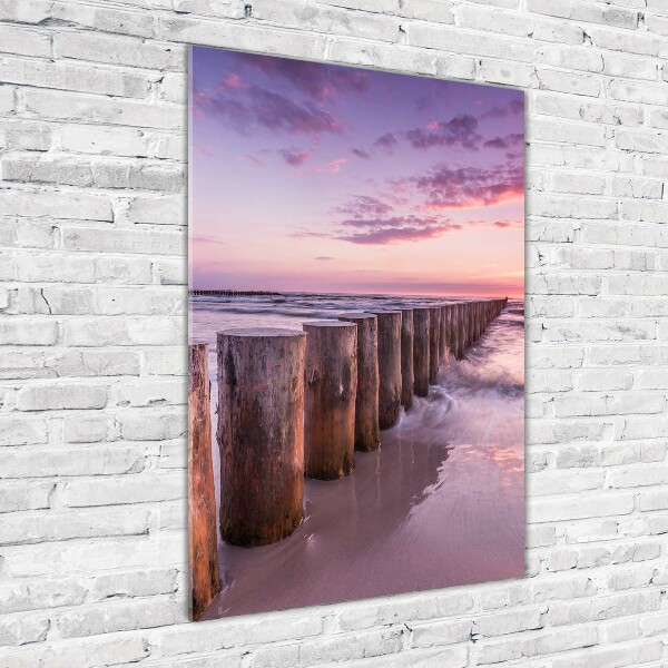 Acrylic print Breakwater