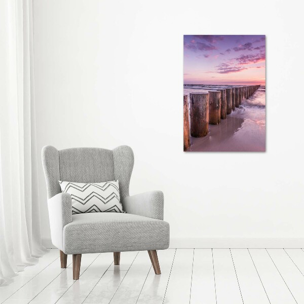 Acrylic print Breakwater