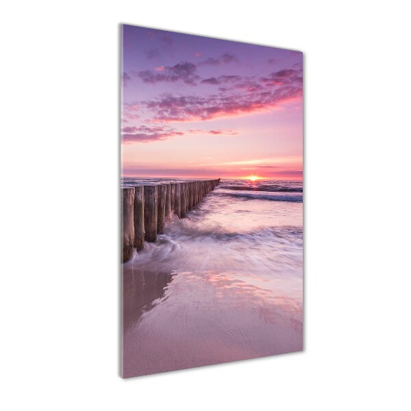 Acrylic print Breakwater