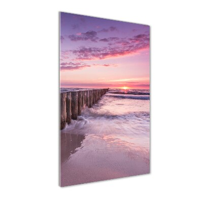 Acrylic print Breakwater