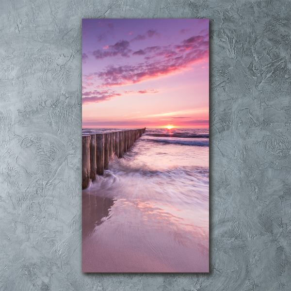 Acrylic print Breakwater