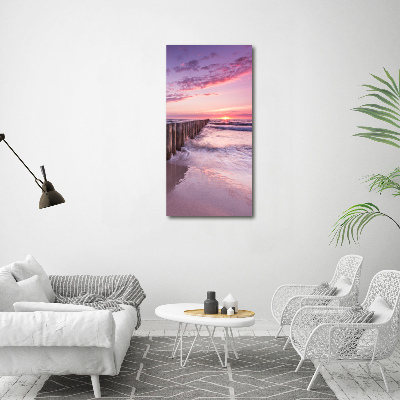 Acrylic print Breakwater