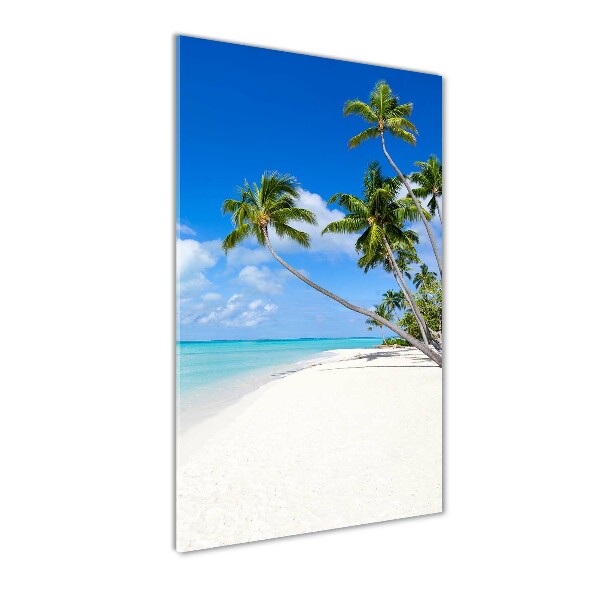 Print on acrylic glass Tropical beach