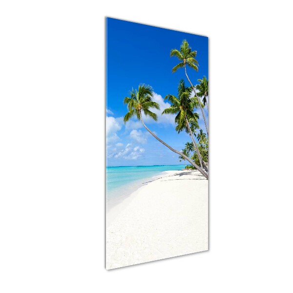 Print on acrylic glass Tropical beach