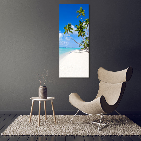 Print on acrylic glass Tropical beach