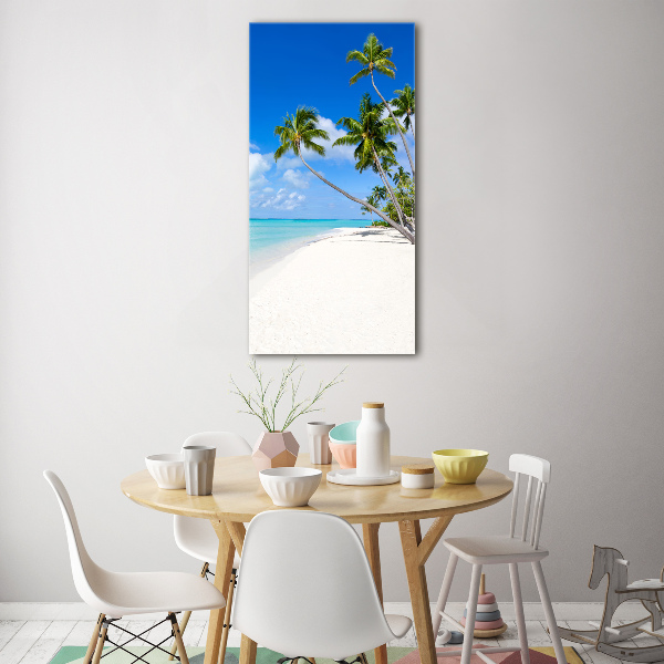 Print on acrylic glass Tropical beach