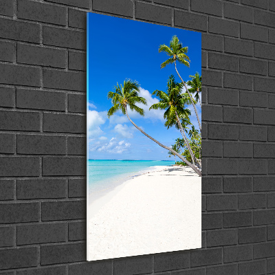 Print on acrylic glass Tropical beach