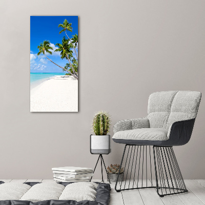 Print on acrylic glass Tropical beach