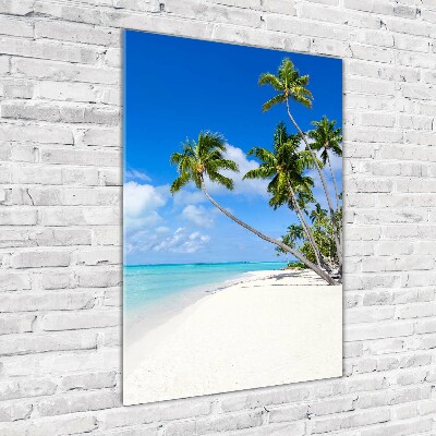 Print on acrylic glass Tropical beach