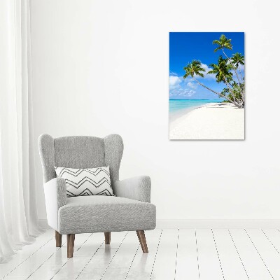 Print on acrylic glass Tropical beach