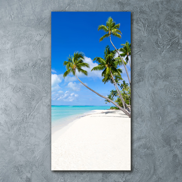 Print on acrylic glass Tropical beach