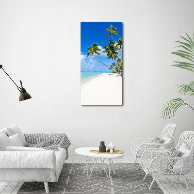 Print on acrylic glass Tropical beach