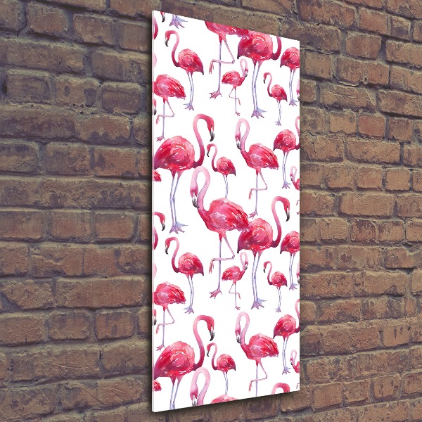 Acrylic wall art Flamingos