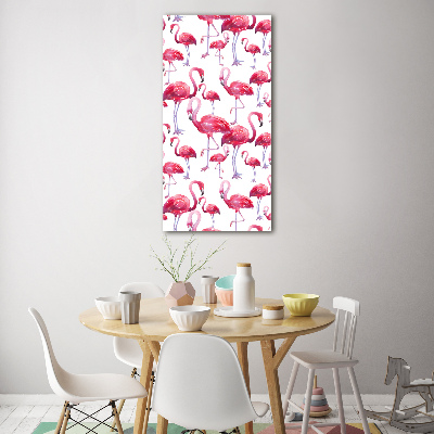 Acrylic wall art Flamingos