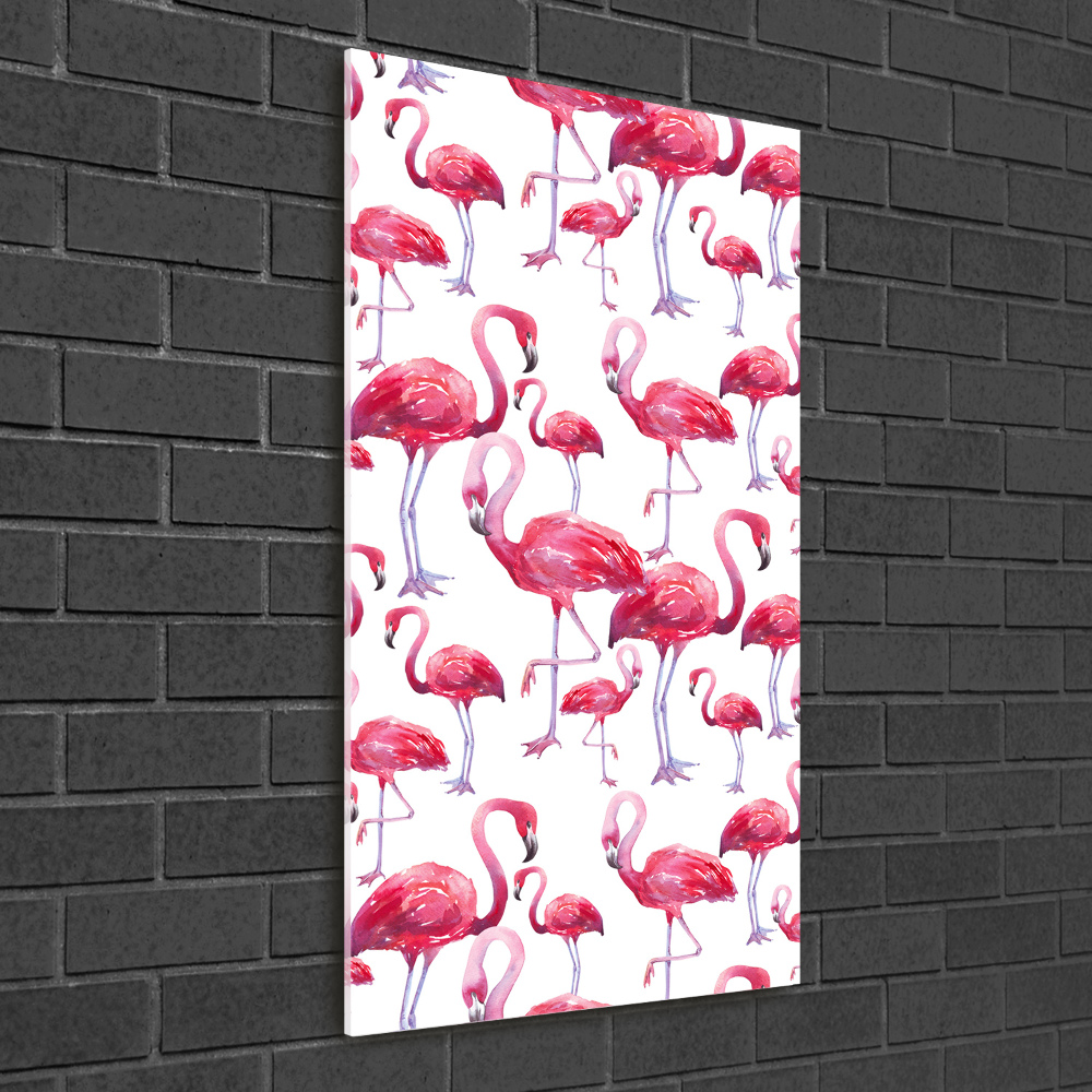 Acrylic wall art Flamingos