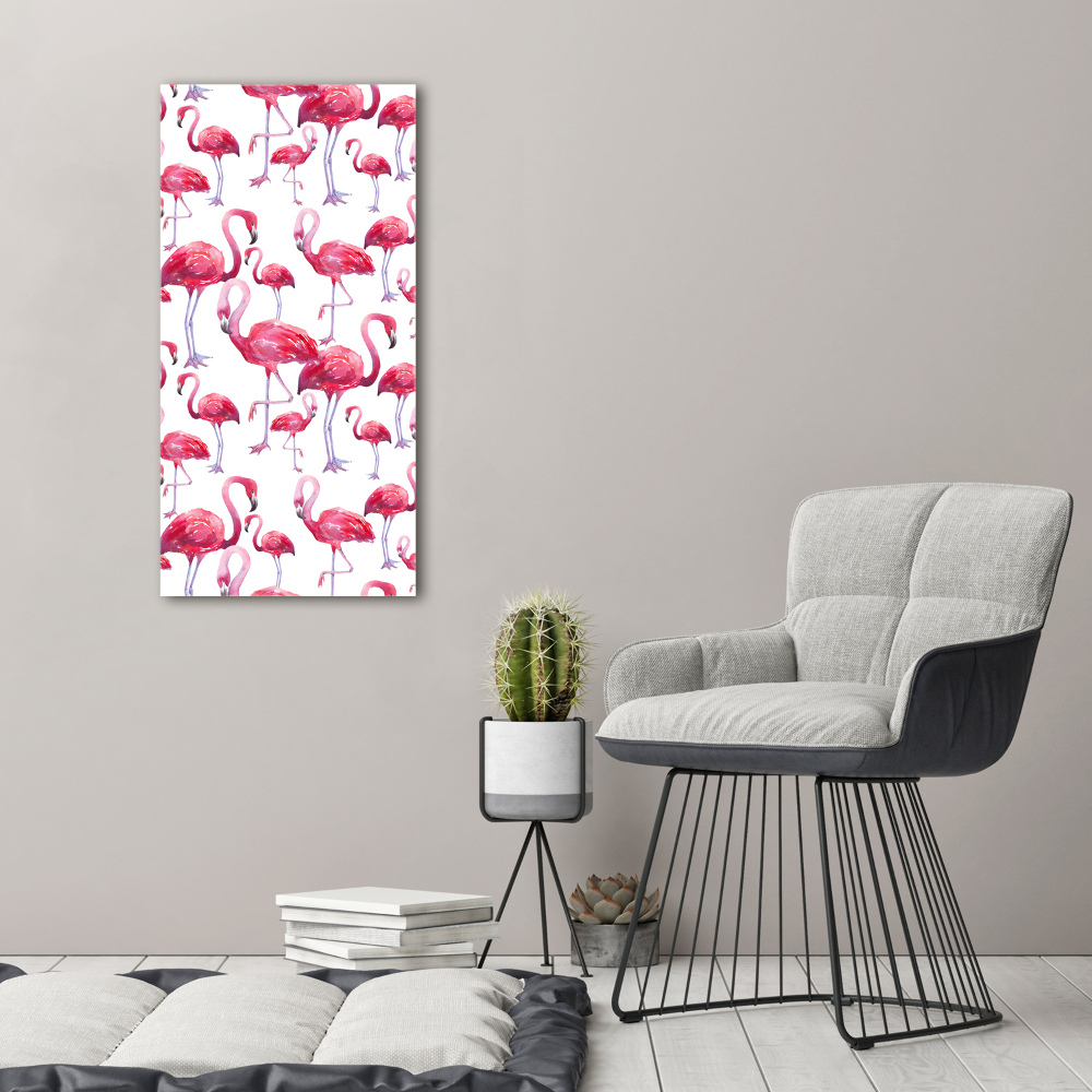 Acrylic wall art Flamingos