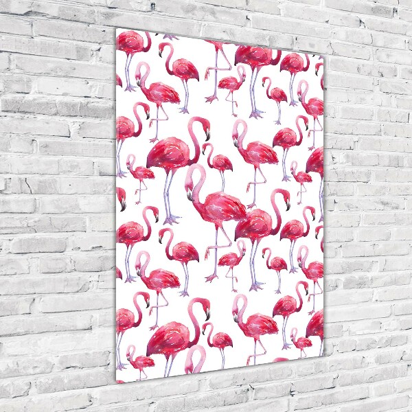 Acrylic wall art Flamingos