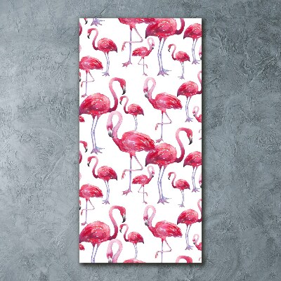 Acrylic wall art Flamingos