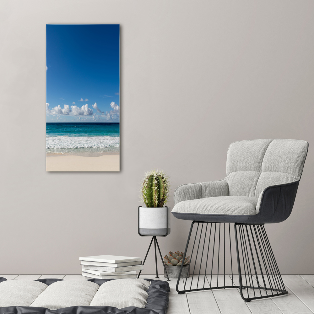 Print on acrylic glass Tropical beach