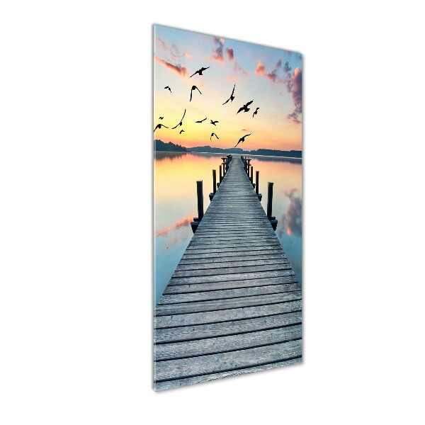 Print on acrylic glass Wooden pier