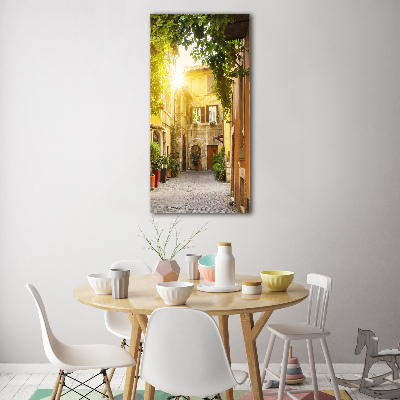 Print on acrylic Italian streets