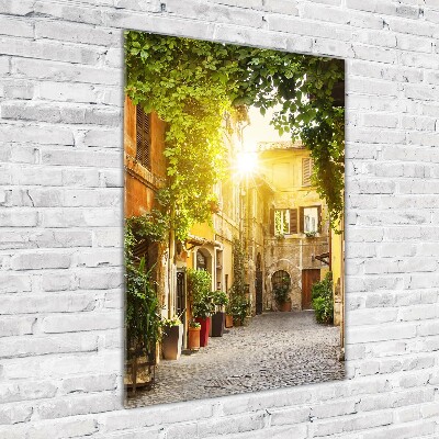 Print on acrylic Italian streets