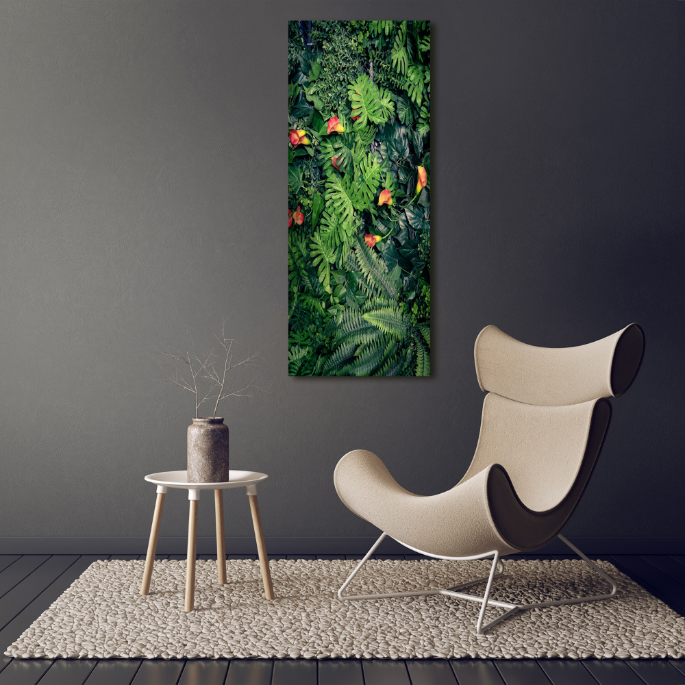 Print on acrylic Tropical plants