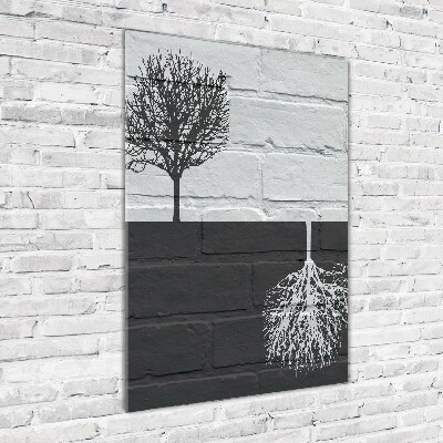 Print on acrylic Trees on the wall