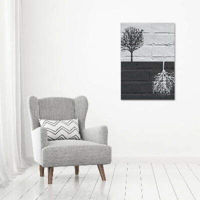 Print on acrylic Trees on the wall