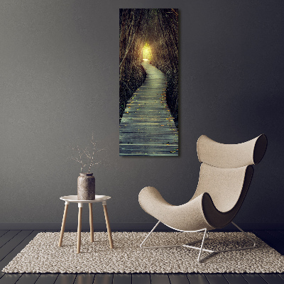 Print on acrylic Path in the forest