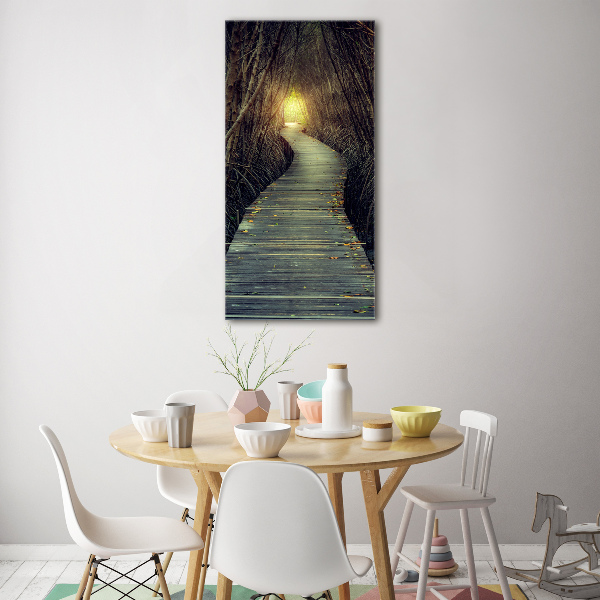 Print on acrylic Path in the forest