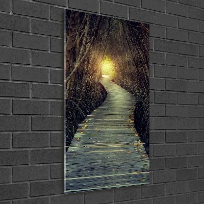 Print on acrylic Path in the forest