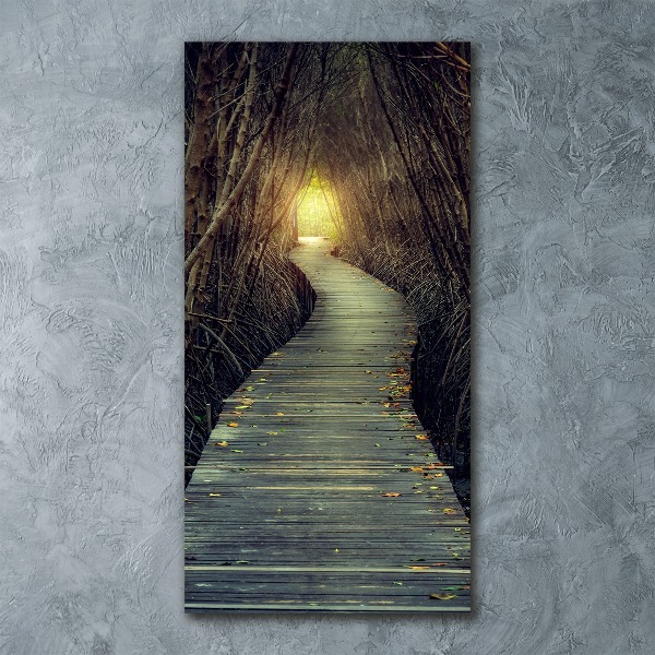 Print on acrylic Path in the forest