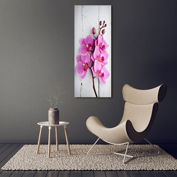 Print on acrylic Pink orchid