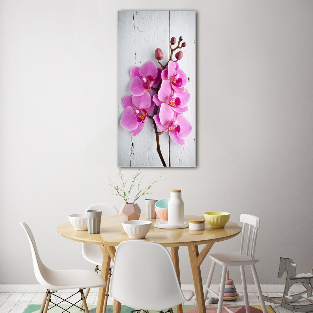 Print on acrylic Pink orchid