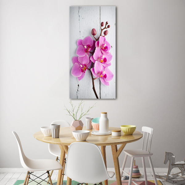 Print on acrylic Pink orchid