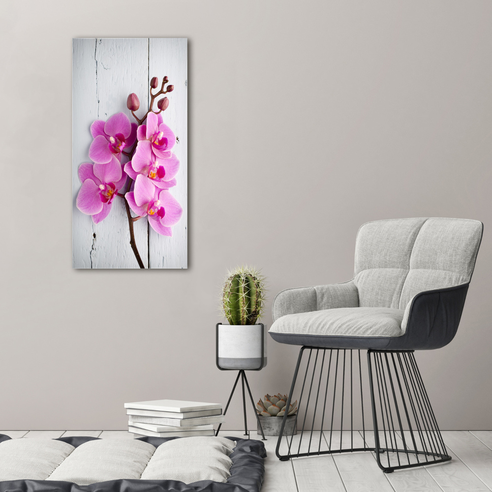 Print on acrylic Pink orchid