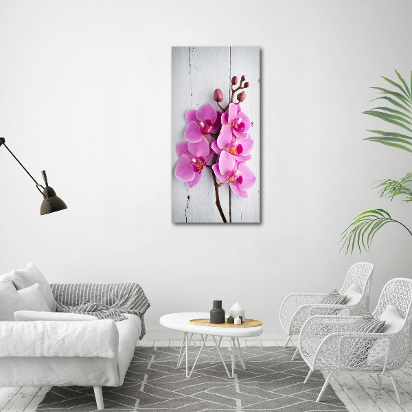 Print on acrylic Pink orchid