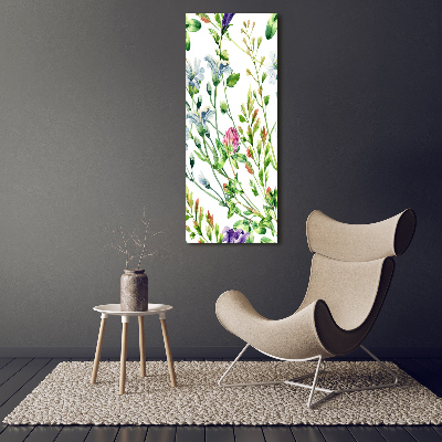 Acrylic print Field flowers