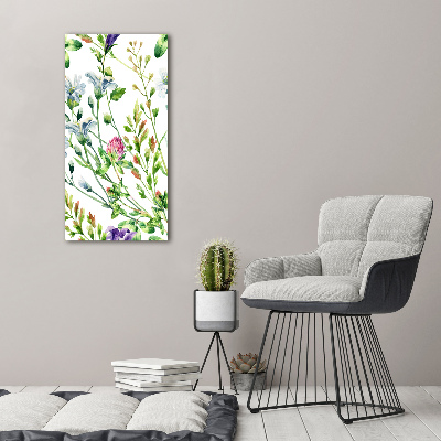 Acrylic print Field flowers