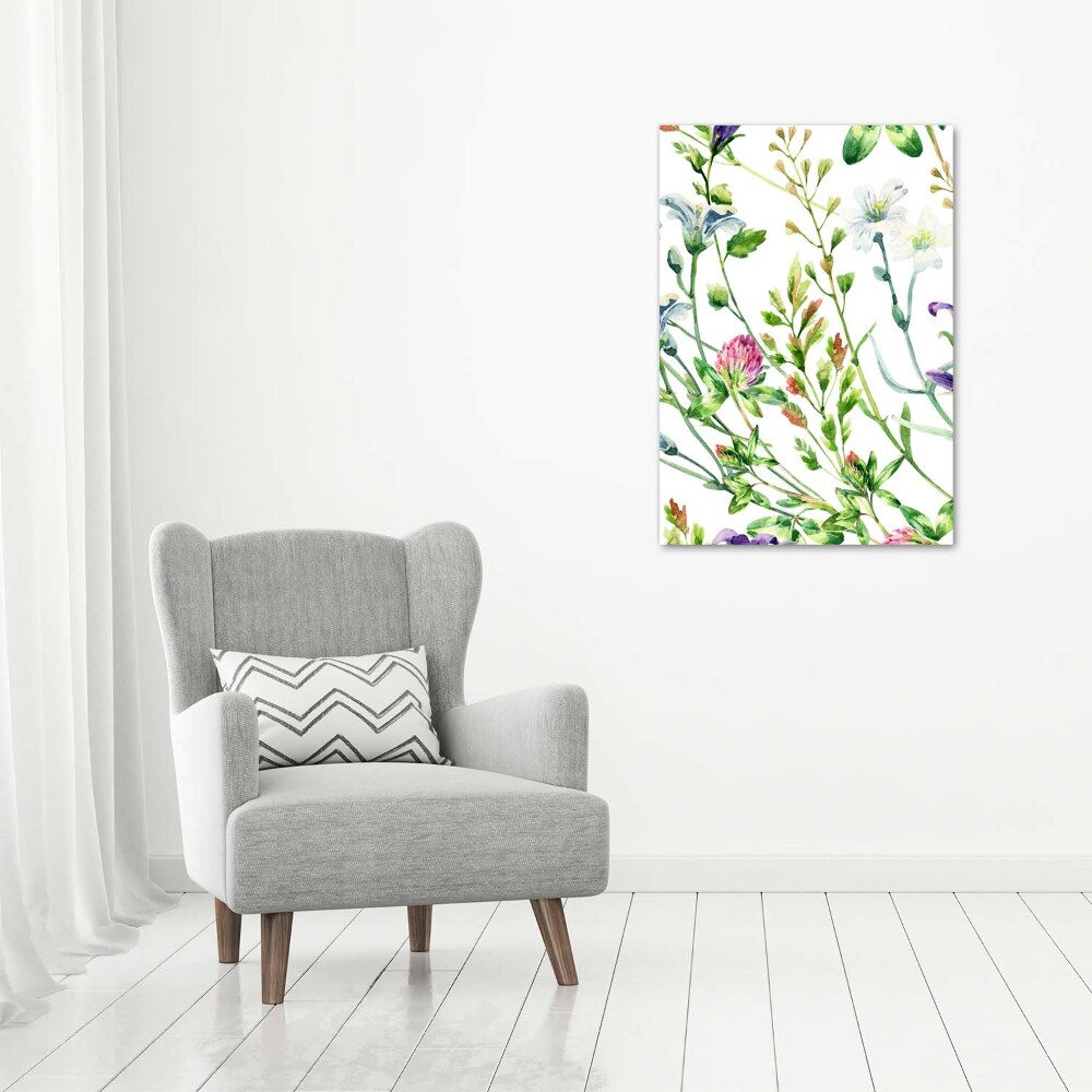 Acrylic print Field flowers