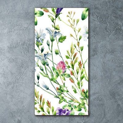 Acrylic print Field flowers