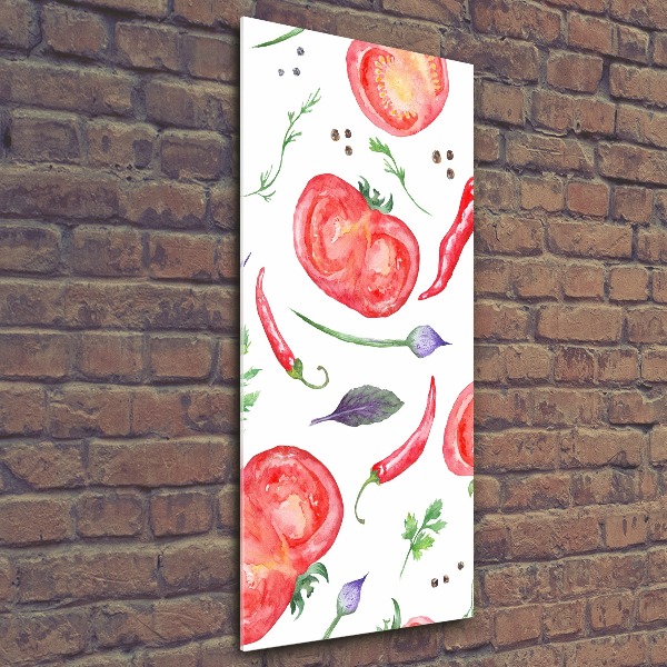 Print on acrylic Vegetables